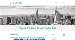 Desktop Screenshot of celticowboy.com